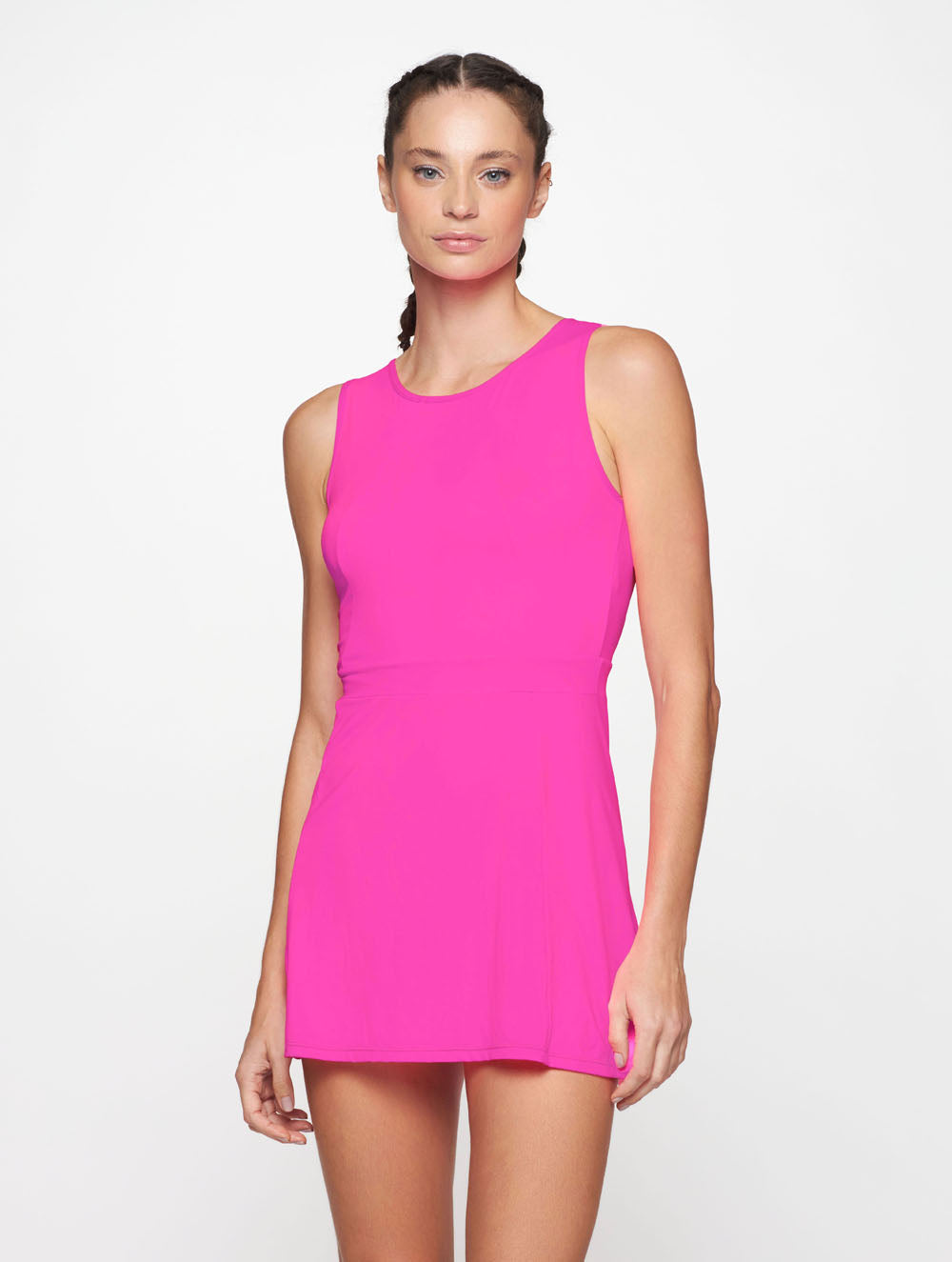 Beach Sports Solid-Color Dress