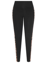 Load image into Gallery viewer, Tiger leggings with side cutouts