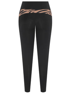 Tiger Leggings with Side Cutouts