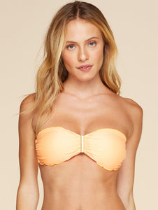 Solid-Color Strapless Top