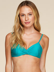 Solid-color Demi-Cup Top