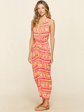 Load image into Gallery viewer, Guatavita Printed Halter-Top Midi Dress