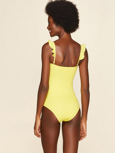 Embu Solid Color Strapless One-piece