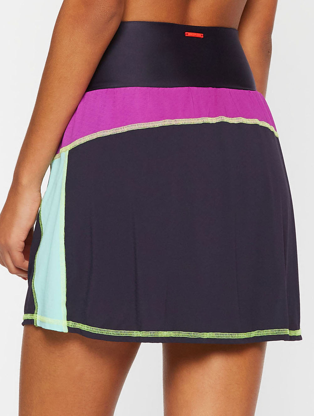 Frosty Solid-Color Shorts Skirt