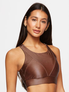 Energy Solid-color Top w/ Crisscrossed Straps