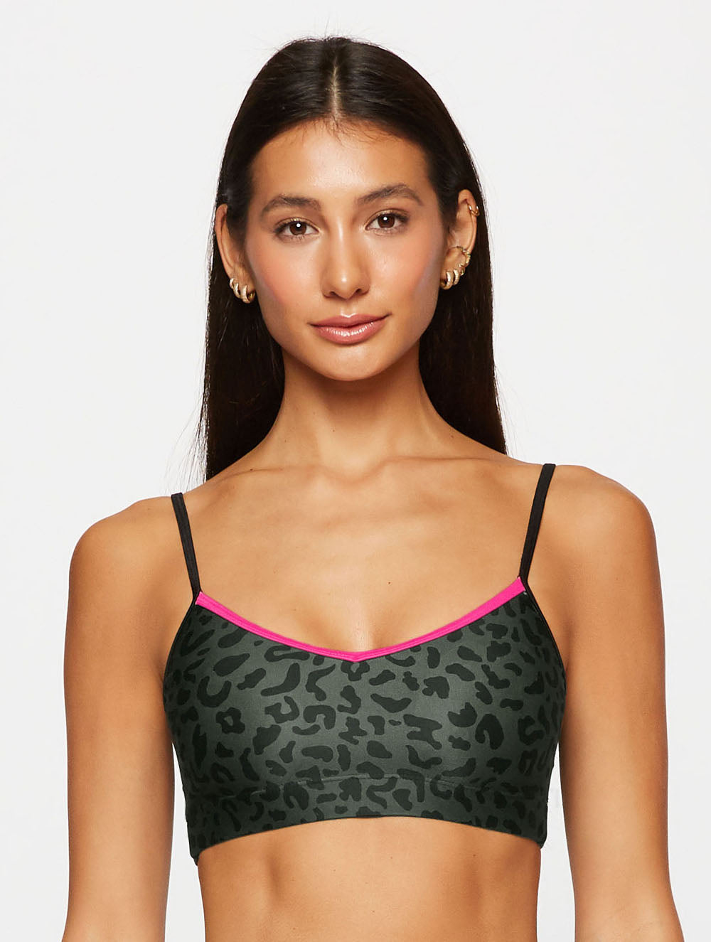 Leopard Printed Top With Straight Straps
