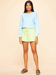 Basic Mar Cotton Solid-Color Shorts