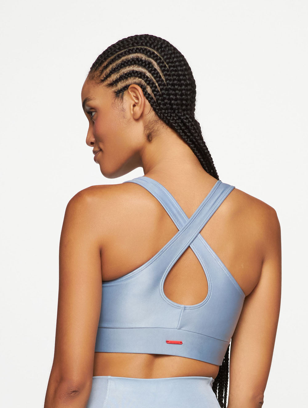 Energy Solid-color Top w/ Crisscrossed Straps