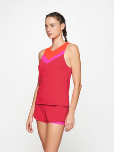 Beach Tennis Solid-color Halter Top with Cutouts