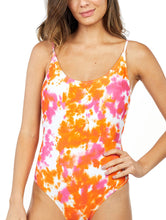 Load image into Gallery viewer, Tie Dye One-piece with Thin Straps