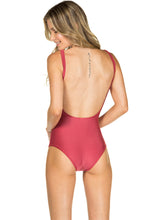 Load image into Gallery viewer, Solid-Color One-Piece Halter Neck One-Piece