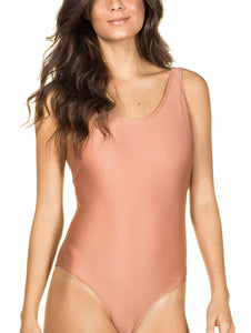 Solid-Color One-Piece