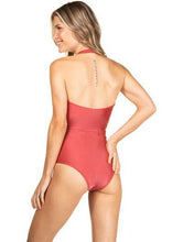Load image into Gallery viewer, Solid-Color Halter Neck One Piece