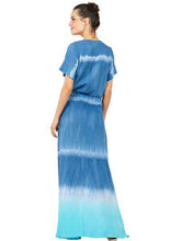Load image into Gallery viewer, Tie Dye V-Neck Dress